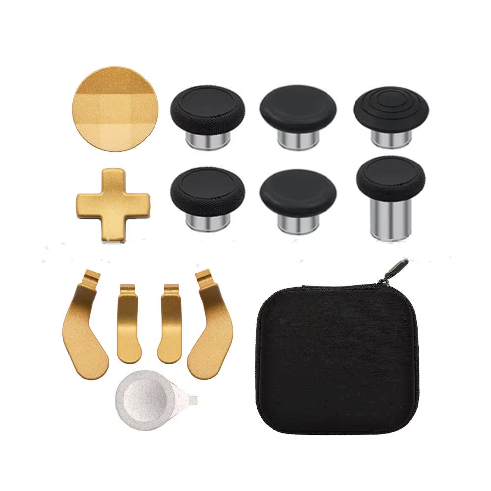 For Xbox One Elite Series 2, Elite Series 2 Controller Metal Thumbsticks Mod 6 Swap Joysticks Paddles D-Pads Buttons Replacment