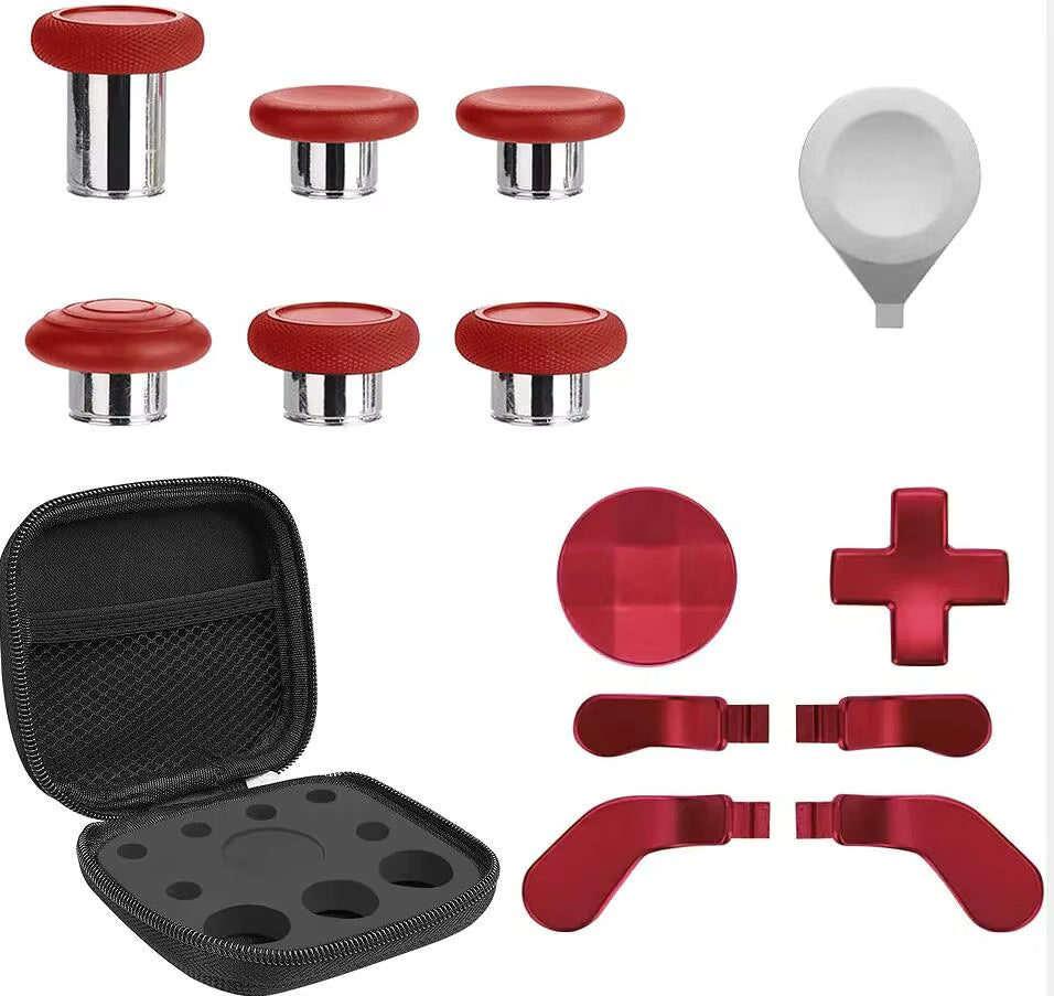 For Xbox One Elite Series 2, Elite Series 2 Controller Metal Thumbsticks Mod 6 Swap Joysticks Paddles D-Pads Buttons Replacment