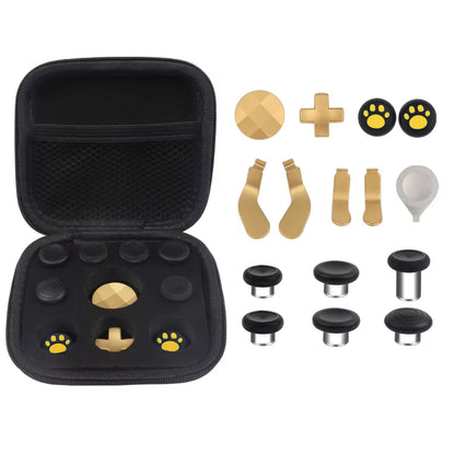 Metal D-Pad Trigger Paddles Replacement Thumb Stick Grips for Xbox One Elite Series 2 Controller Parts Gamepad Accessory Kit