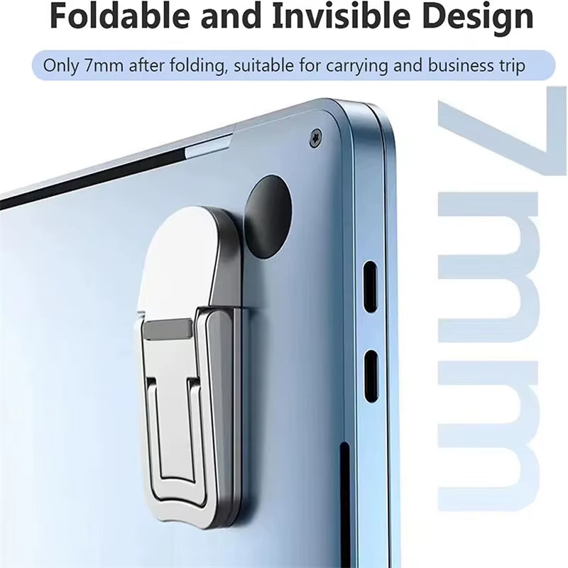 Portable Laptop Stand with 2 Adjustable Angles Foldable Bracket Invisible Laptop Riser Stand for Macbook Notebook Holder Legs