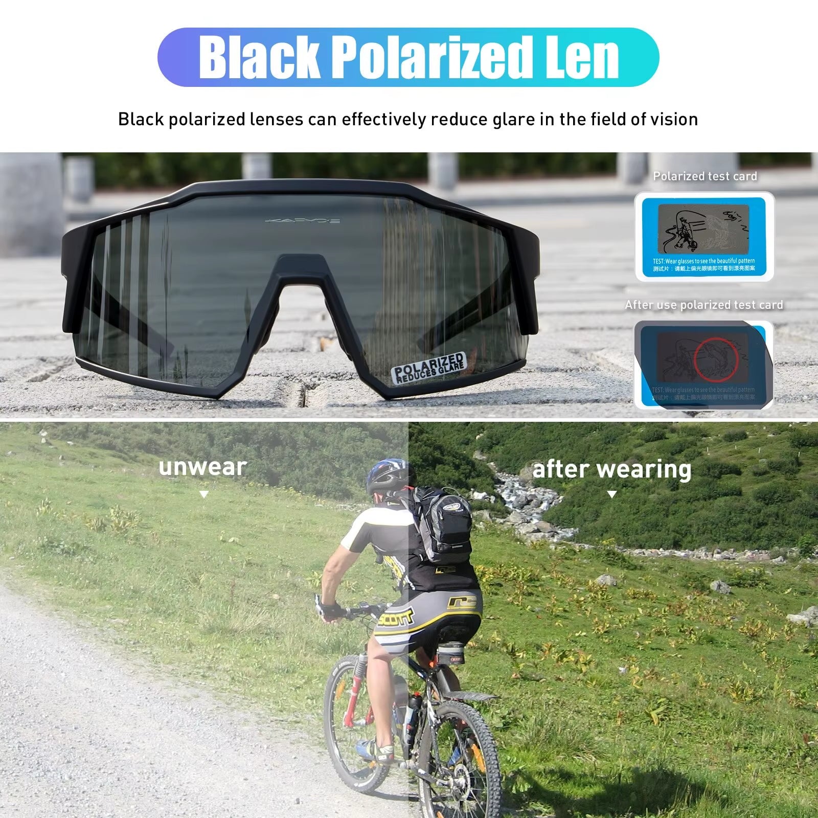 Cycling Glasses Polarized MTB Road Bike Glasses UV400 Protection Sunglasses Ultra Light Sport Eyewear Equipment
